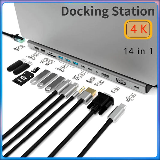 USB C Laptop Docking Station HUB
