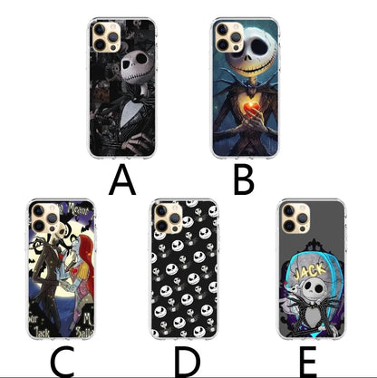 The Nightmare before Christmas Anime Cartoon Soft Ultra Thin Phone Case for Iphone 15 plus 15 Pro 15 Pro Max 14 13 12 Mini 11 XS Pro Max X XR SE 2020 8 7 6 Plus