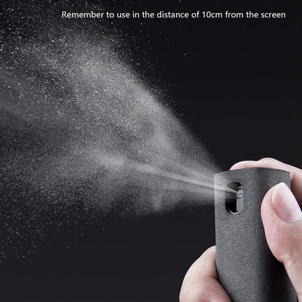 Touchscreen Mist Cleaner, Screen Cleaner, for All Phones, Laptop and Tablet Screens,Two in One Spray and Microfiber Cloth